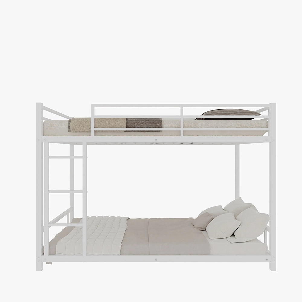 Letto metallico con 2 letti - Xylo - parapetti sicurezza, senza rete