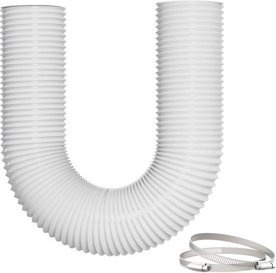 Ventilatieslang per difusore - Resistente al calore - Ø150mm - 5m con viti di fissaggio
