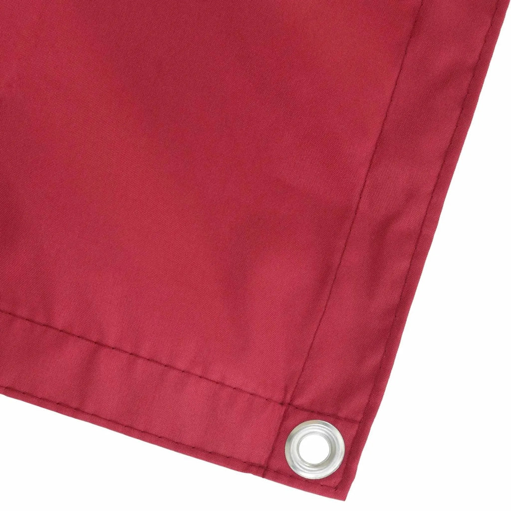 Schermo da balcone-Pannello per balcone Rosso 100 x 200 cm Tessuto Oxford