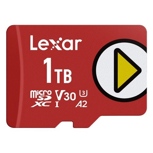 Scheda di memoria lexar lmsplay001t bnsng play red