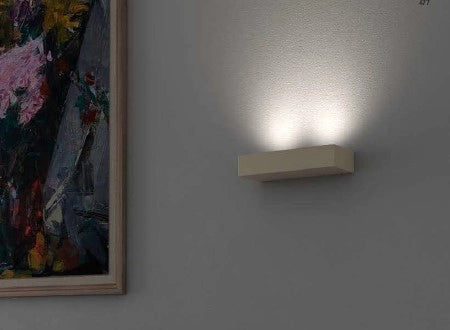 AREA APPLIQUE 2 LUCI MONOEMISSIONE SABBIA 1127-A2-SA
