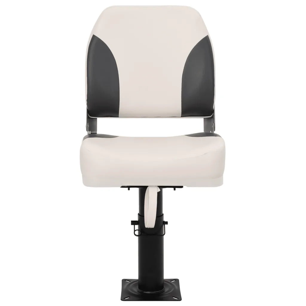 Sedili Barca con Supporto 2pz Altezza Regolabile Girevole 360° 3294968