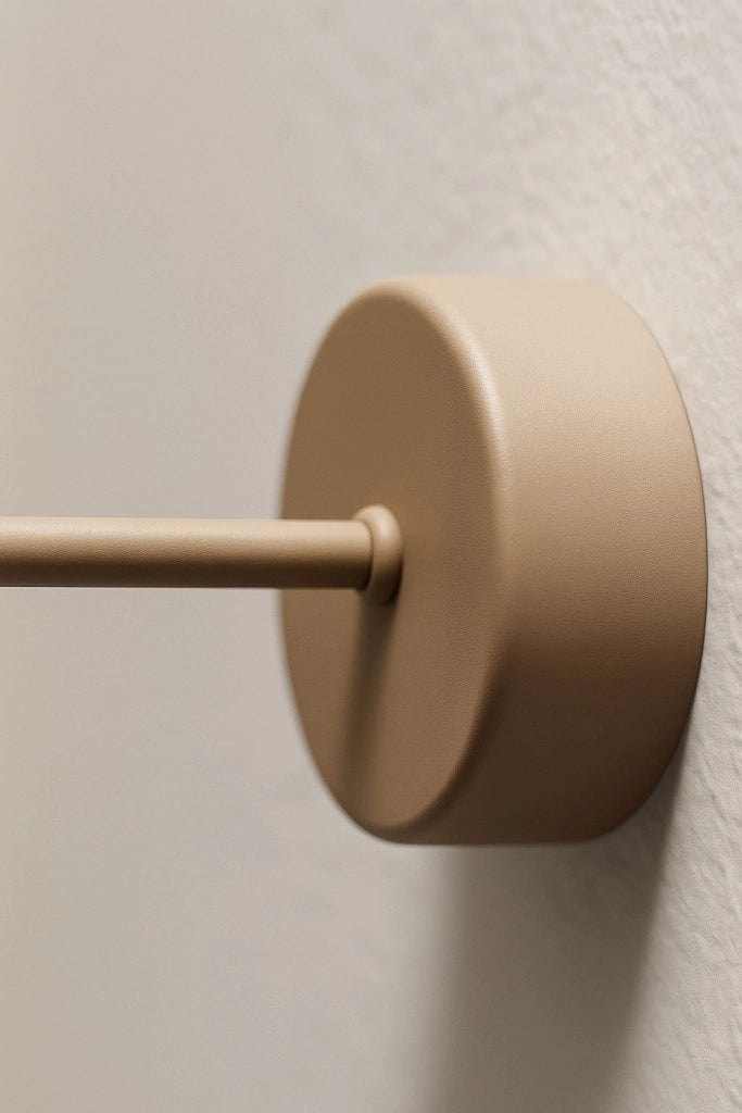 Applique moderna beige sfera vetro opale E14 10W Kaja