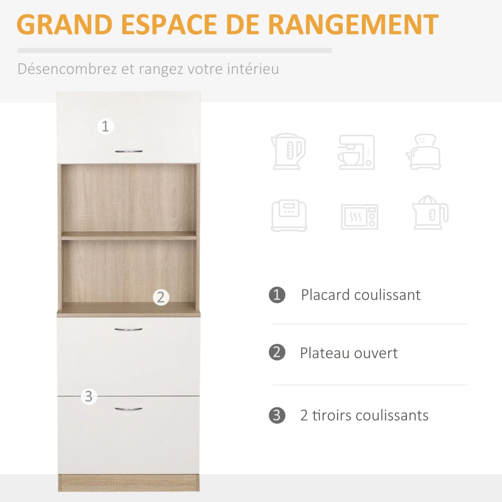 Armadio da Cucina ¨C Minimal ¨C Bianco 60x38x168 cm