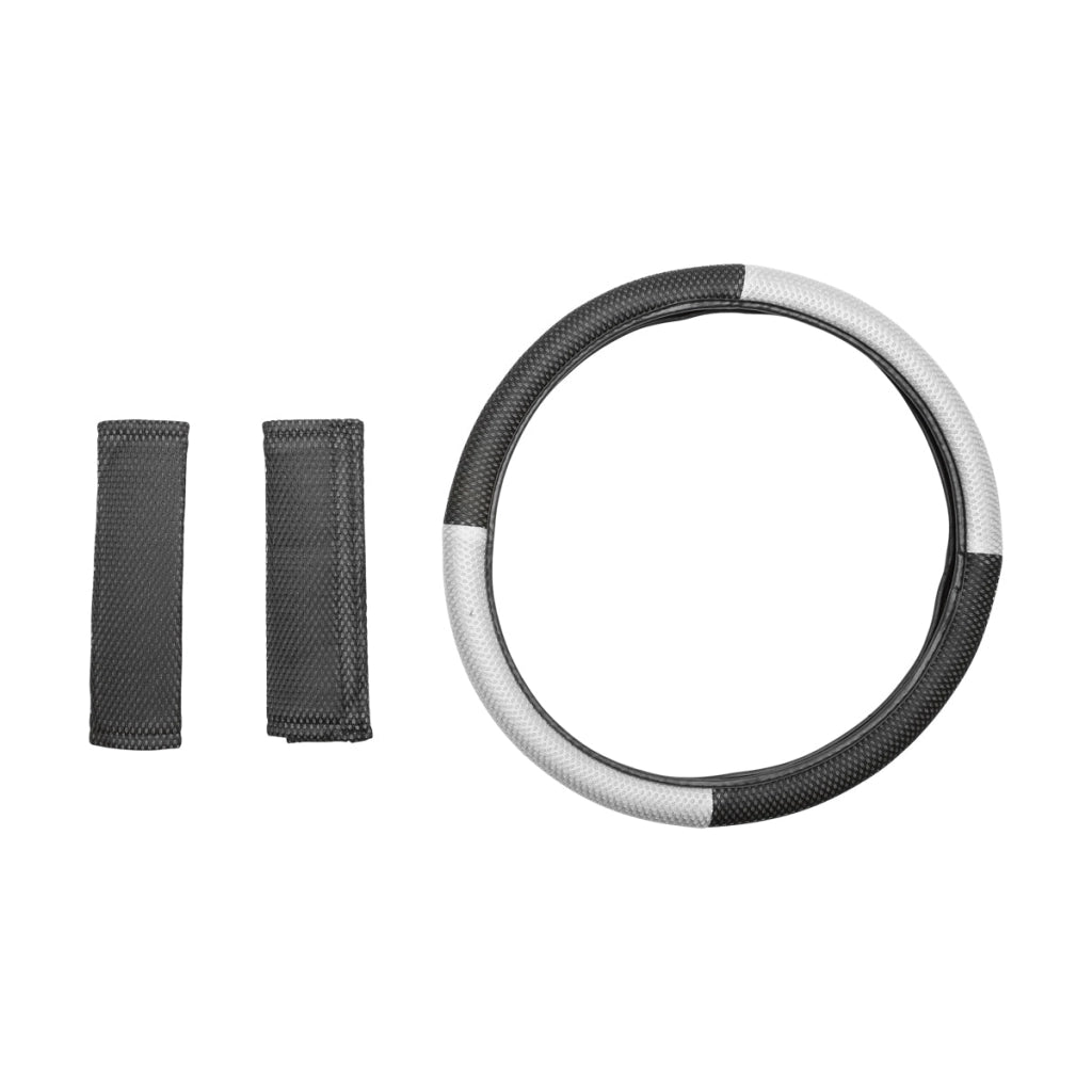 Set coprisedili universale nero grigio Breckner Germany