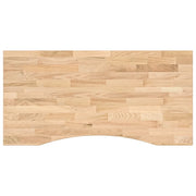 Piano Tavolo | Superficie Tavolo | Piano Scrivania 100x50x2,5 cm Rovere Massello Non Trattato