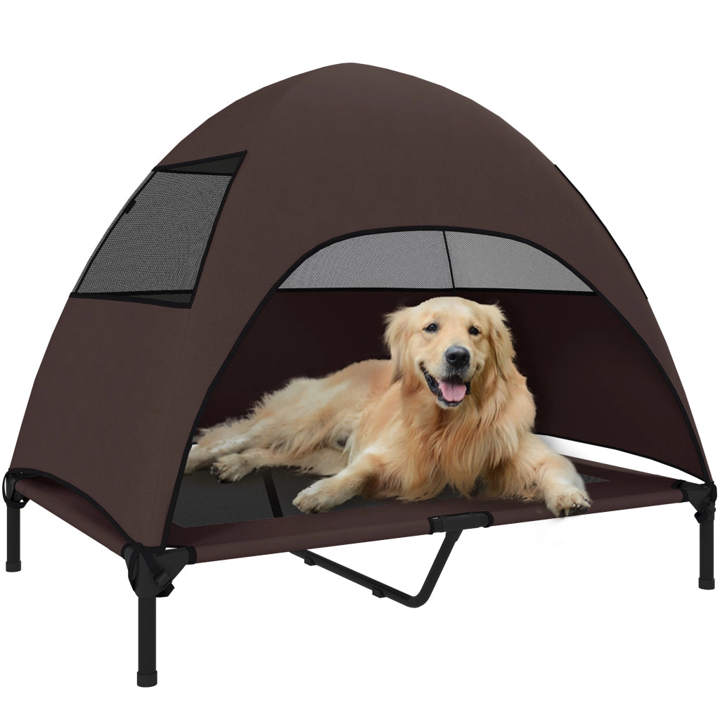 Cuccia per Cani con Tetto ¨C Minimal ¨C 106x76x99 cm Marrone