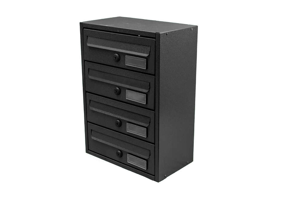 Cassetta Postale da Esterno MODULARE BoxoB Imperium 983 Con Cilindretto Numerato (RAL 7021) - 1 Comparto
