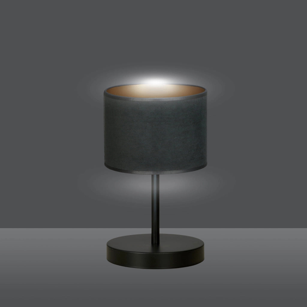 Lampada da tavolo Emibig Hilde nera E27 h34cm IP20