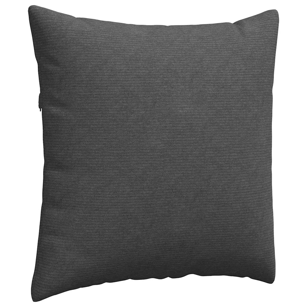 Cuscini da Divano 2 pz | Cuscini per sedie Grigio scuro 80 x 80 cm