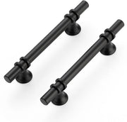 Set di 15 maniglie per mobili - maniglie per mobili - nero - 102 mm