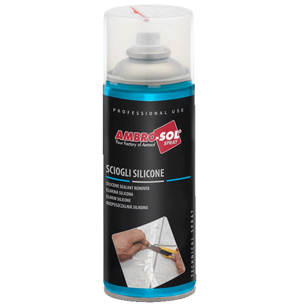 Bomboletta spray sciogli silicone fresco e indurito 400 ml