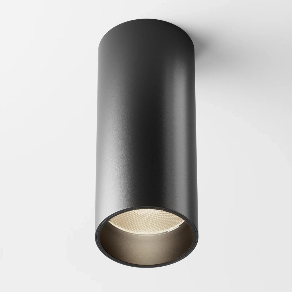 Maytoni Lampada da soffitto moderna FOCUS LED 1 luce LED integrato nero metallo