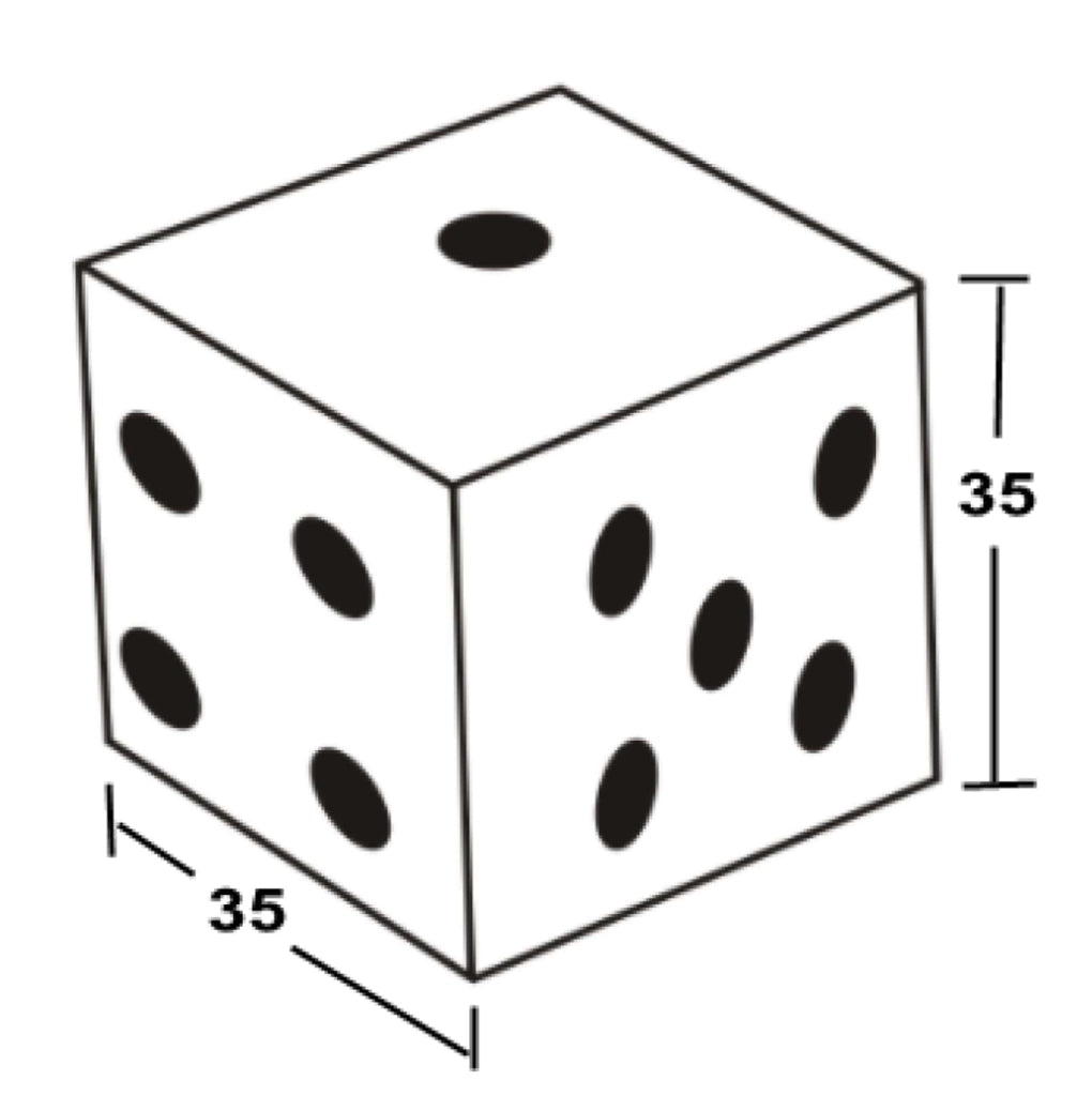 Pouf DICE bianco
