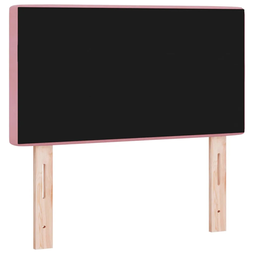 Testiera | Testata LED con strisce LED con Testiera | Testata Rosa 80 cm Velluto