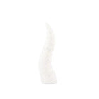 Corno Simboli - Scultura da appoggio Bianco h.25