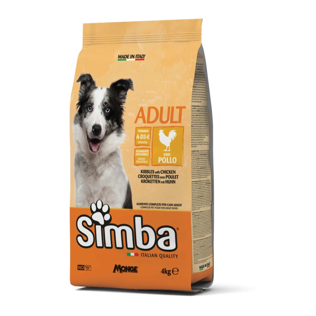 CROCCHETTE PER CANI 'SIMBA' pollo - kg 10  - MONGE