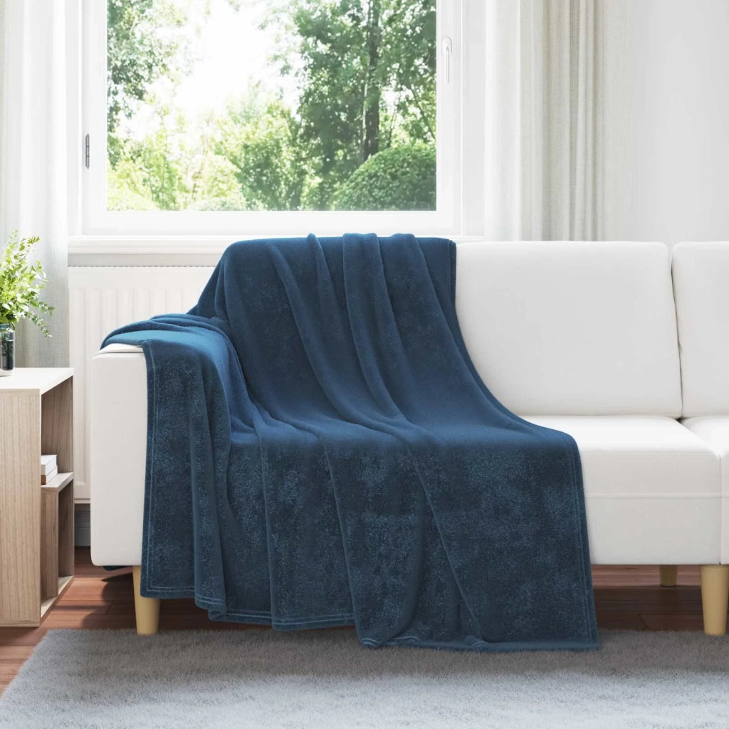 Coperta Blu navy 150 x 200 cm Panno 42016774
