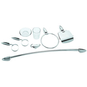 Accessori set bagno serie tac in inox cromato