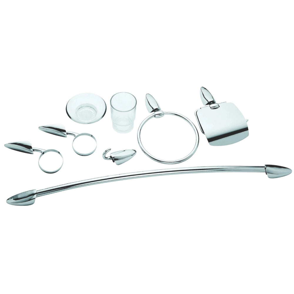 Accessori set bagno serie tac in inox cromato