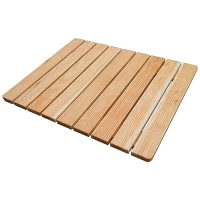 Pedana doccia legno 55 x 68 in massello antiscivolo per piatto doccia 70 x 90