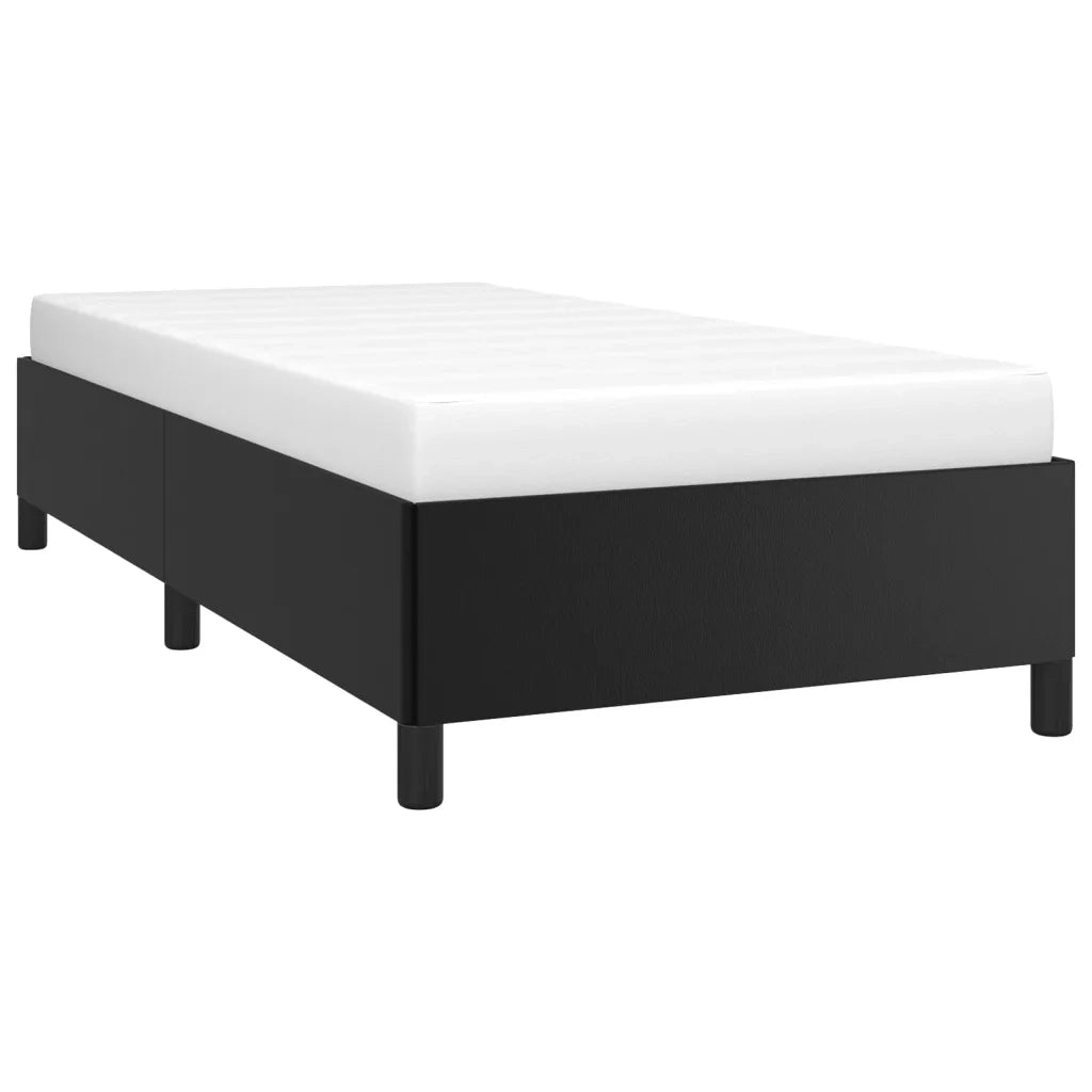 Giroletto-Struttura Letto Nero 80x200 cm in Similpelle 910819
