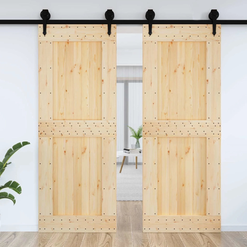 Porta NARVIK Naturale 85 x 210 cm Legno di pino solido 42047090