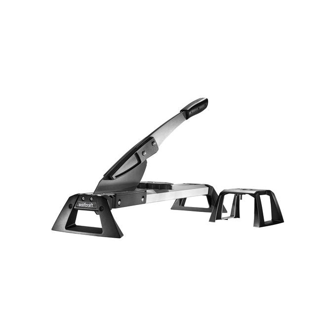 Wolfcraft VLC800 Gilotina per Taglio Pannelli Laminati e Vinilici Massimo Spessore 11 mm Lama Coated Guida Parallela Funzione di Blocco colore Nero