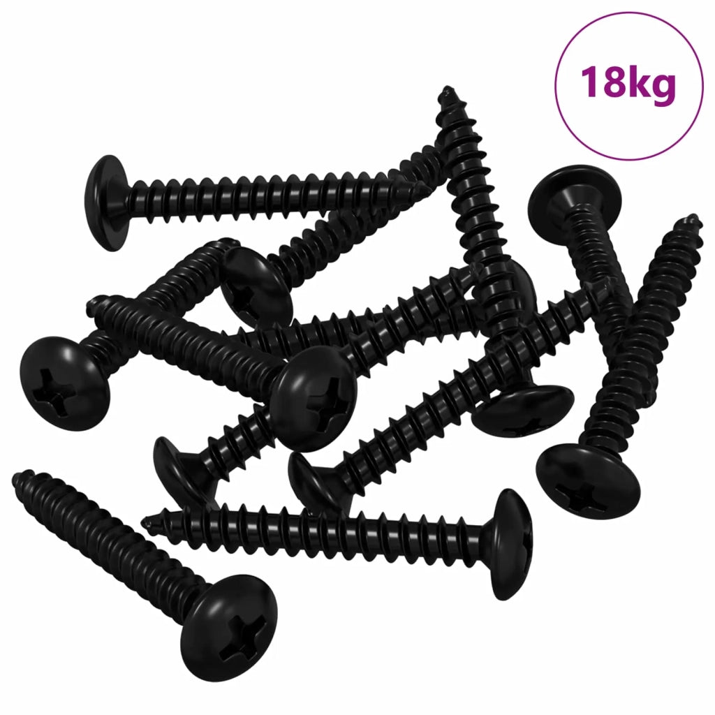 Chiodo Filettato 8219 pcs Nero Acciaio