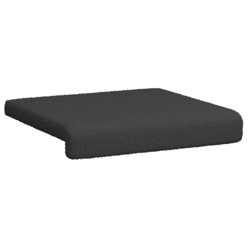Cuscino per panchina 2 pcs Tessuto Sherpa Grigio Scuro 42043075