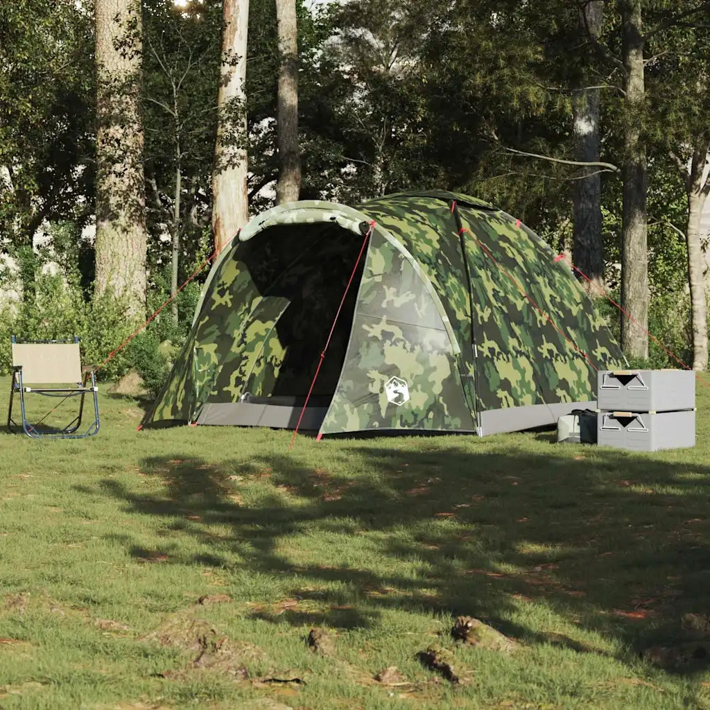 Tenda da Pesca per 2 Persone Mimetica Impermeabile 4009487