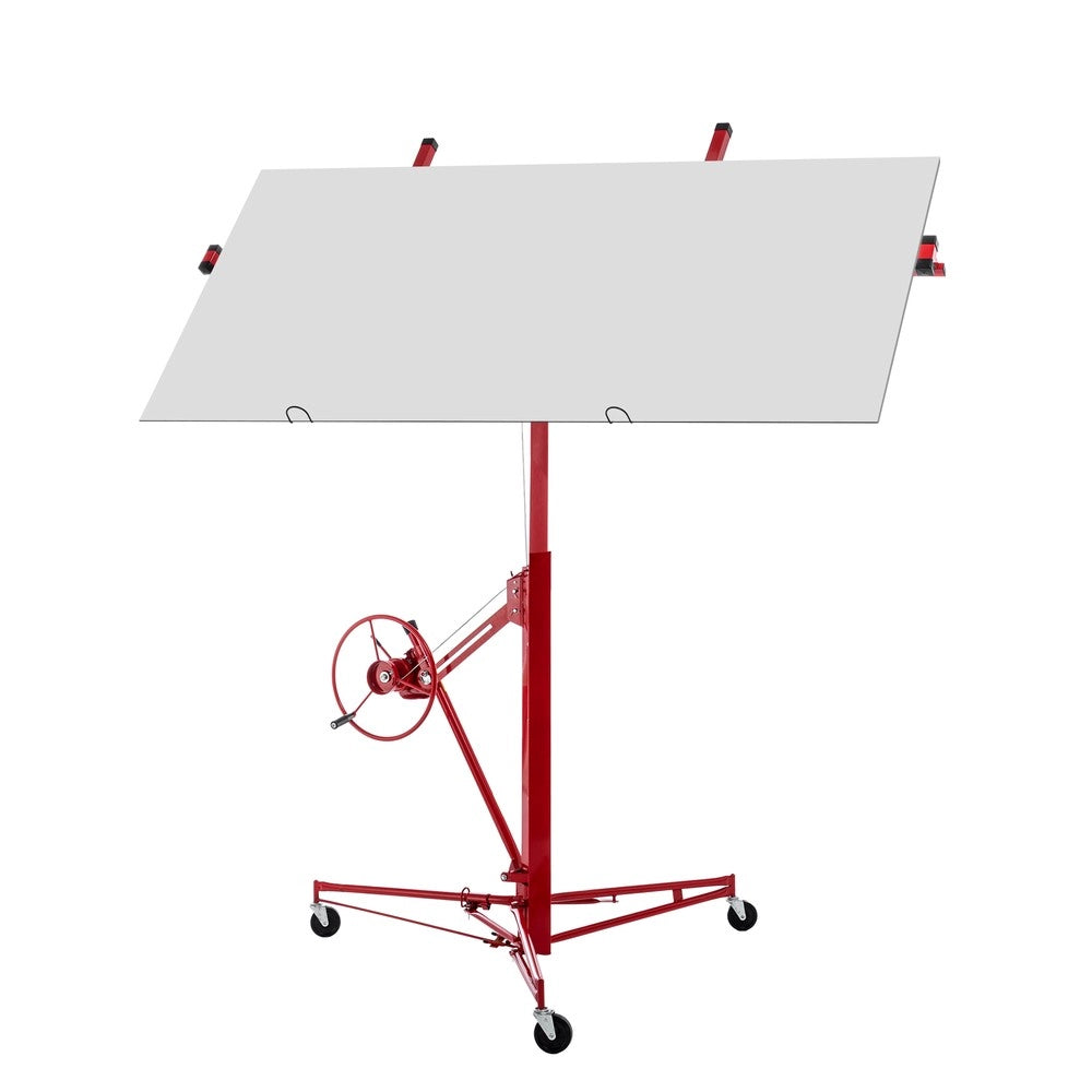 Sollevatore per cartongesso ¨C Minimal ¨C Portata max 68kg, Altezza 140-350cm, Pieghevole con 3 ruote freno