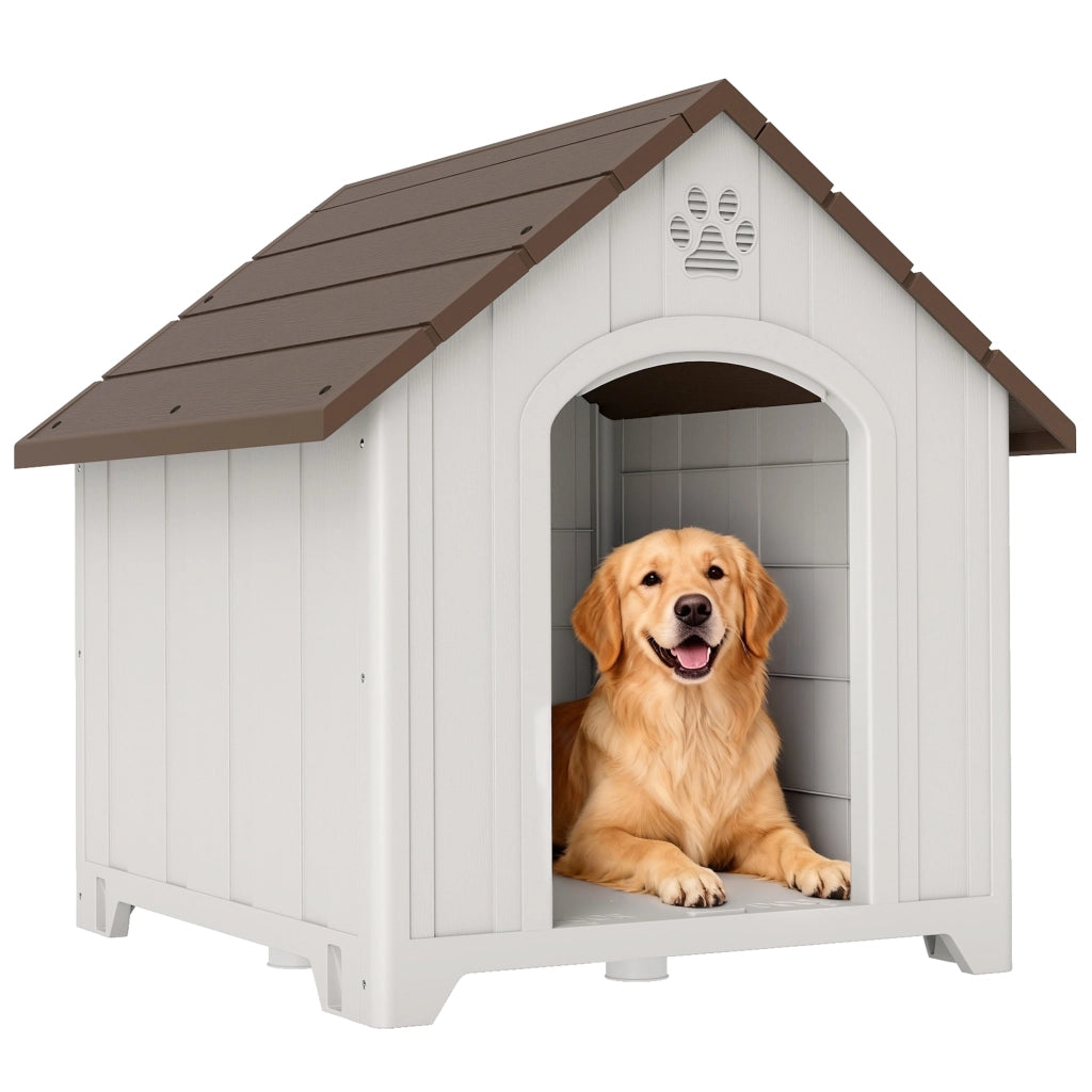 Cuccia per Cani Esterno Casa per Cani Grandi ¨C Minimal ¨C Marrone Scuro