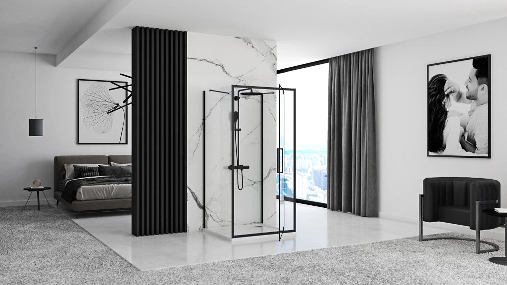 Cabina Doccia Ad Angolo Rapid Swing 90x100