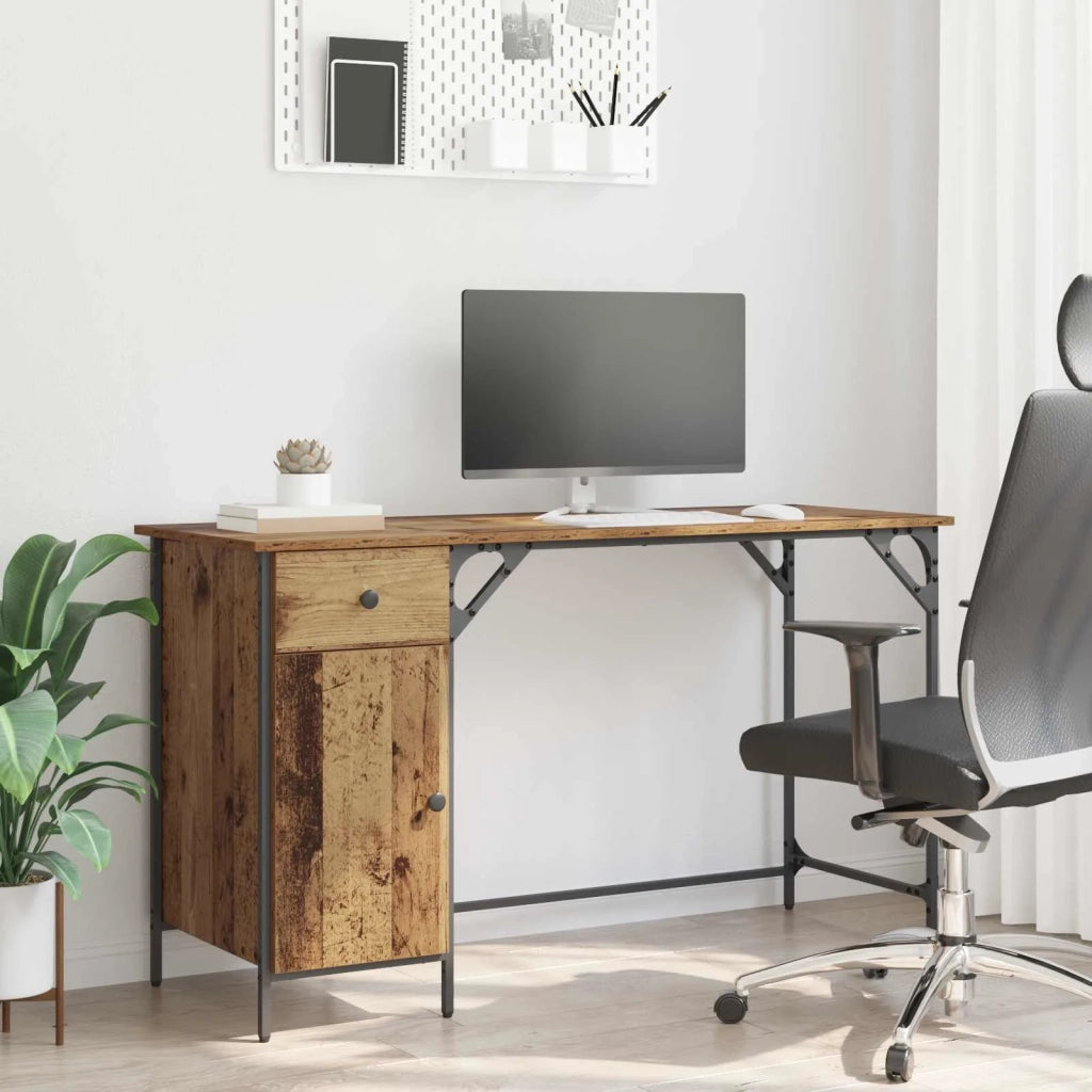 Scrivania per computer Legno vecchio 131 x 48 x 75 cm 882832