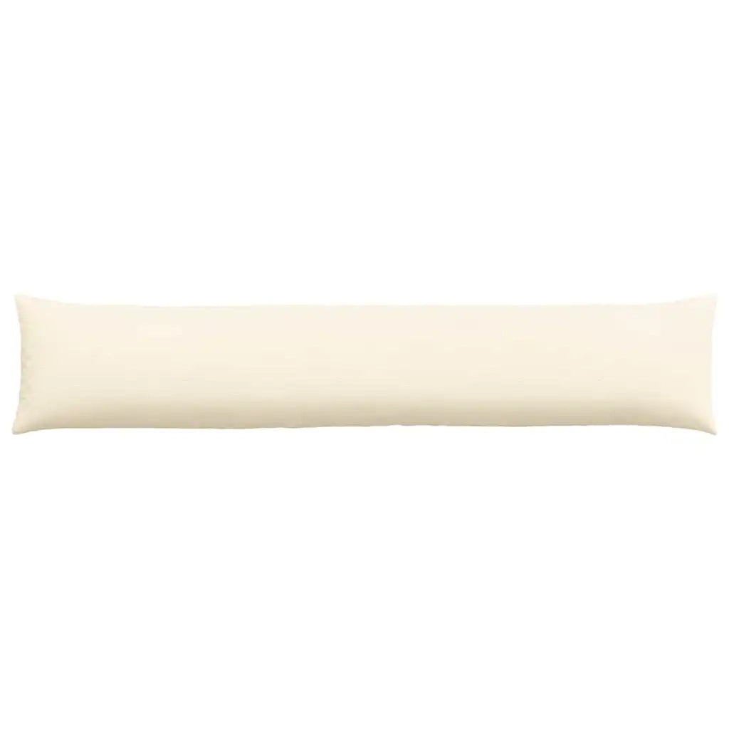 Cuscini da Divano 2 pz-Set di 2 Cuscini per Sofa Crema 200 x 40 cm Tessuto in Cords 192354