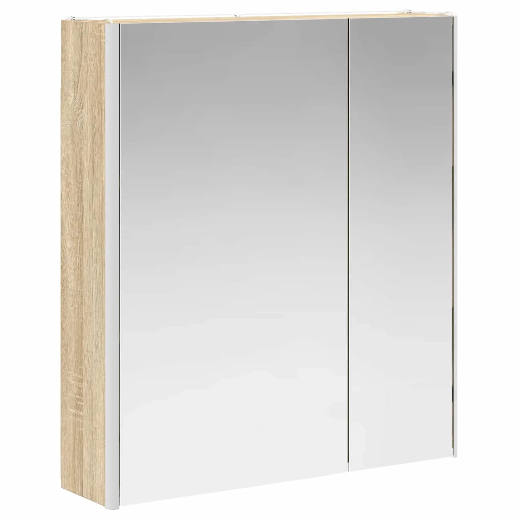 Mobiletto per specchio da bagno Rovere Sonoma 889241