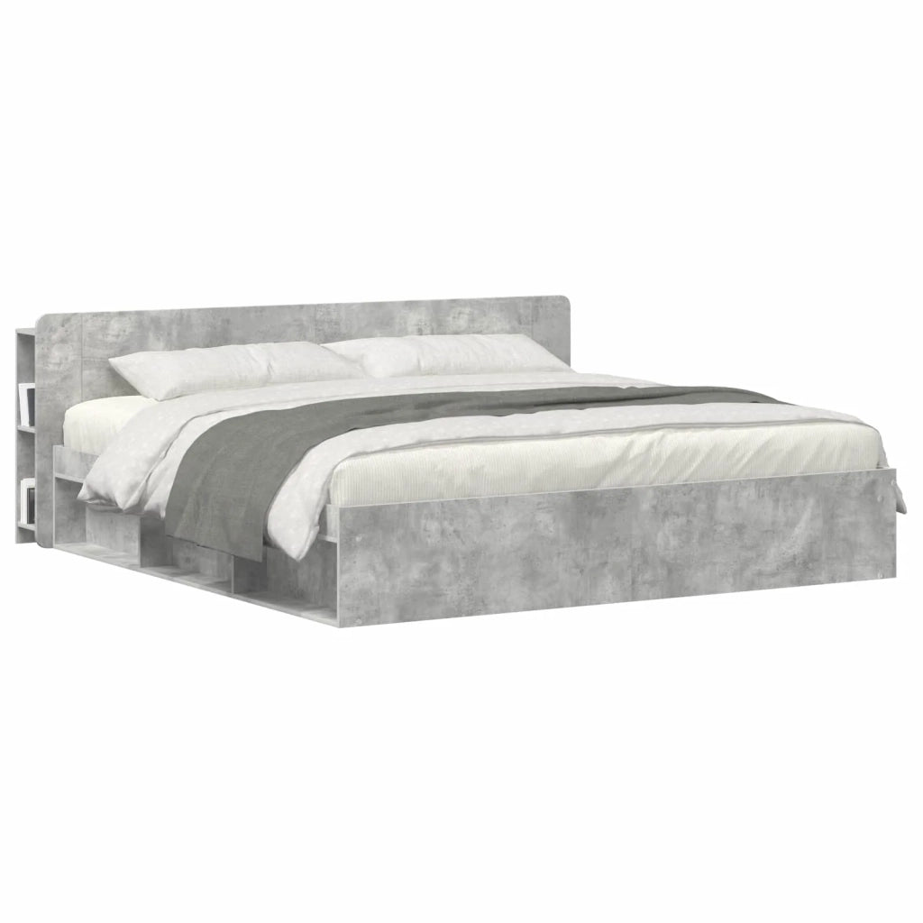 Testata del letto Grigio Cemento Legno ingegnerizzato 8001231