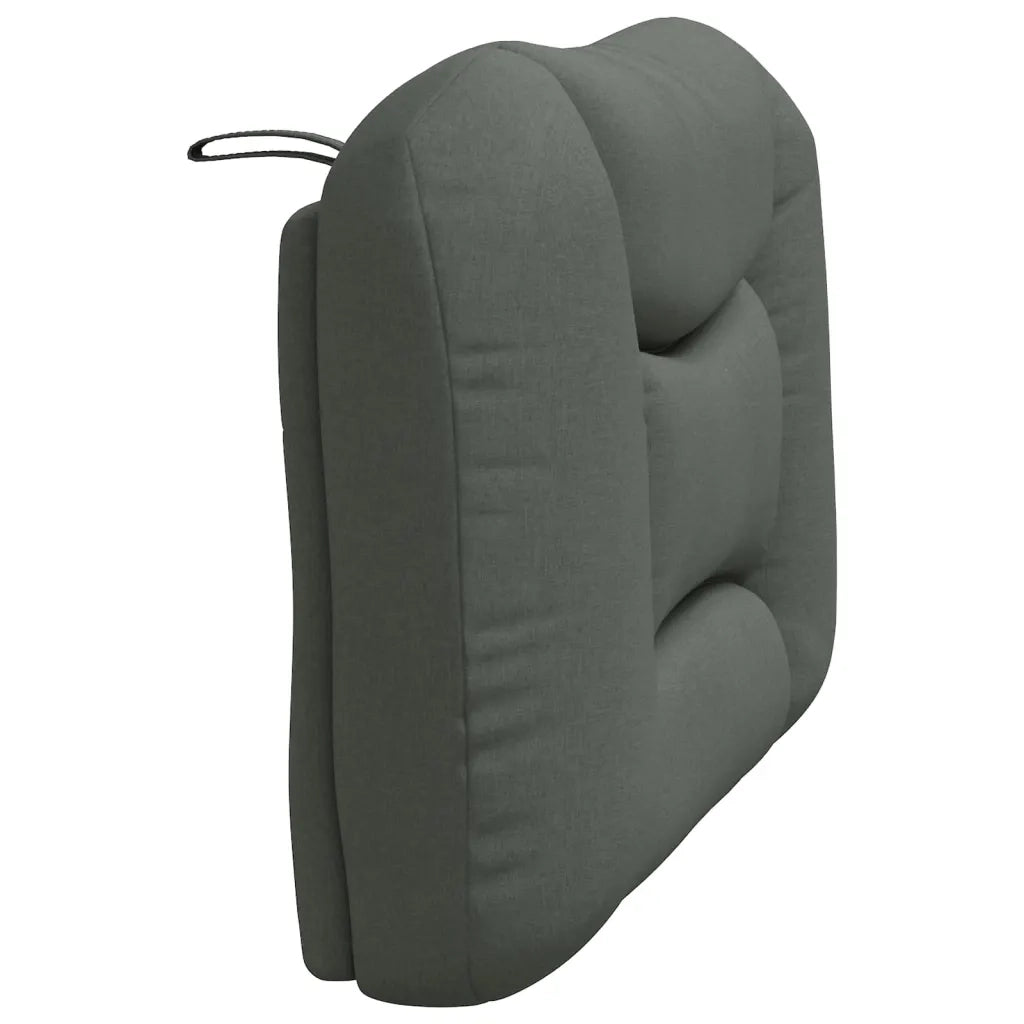 Cuscino Testiera Hvar Grigio Scuro 80 cm in Tessuto 374526