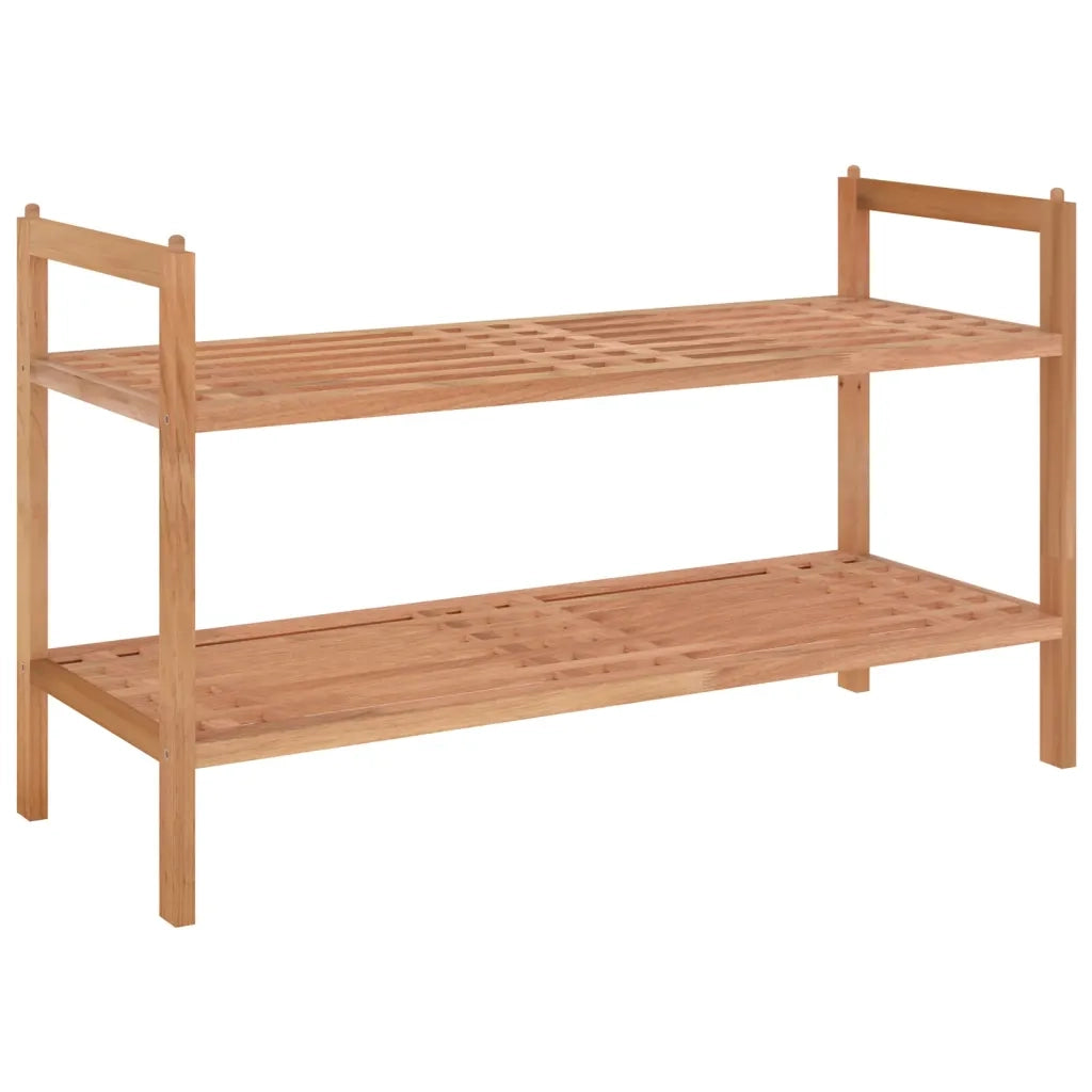 Scarpiera-Scaffale per scarpe 69x27x41 cm in Legno Massello di Noce