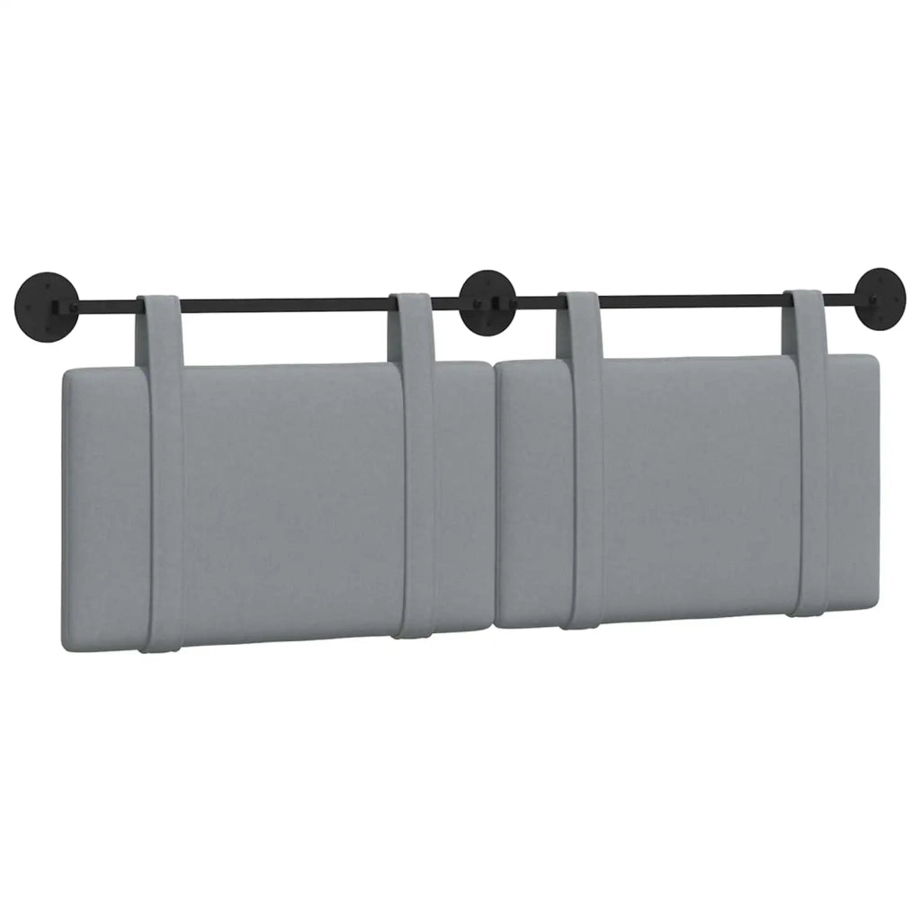 Testiera sospesa Grigio chiaro Tessuto 42031436