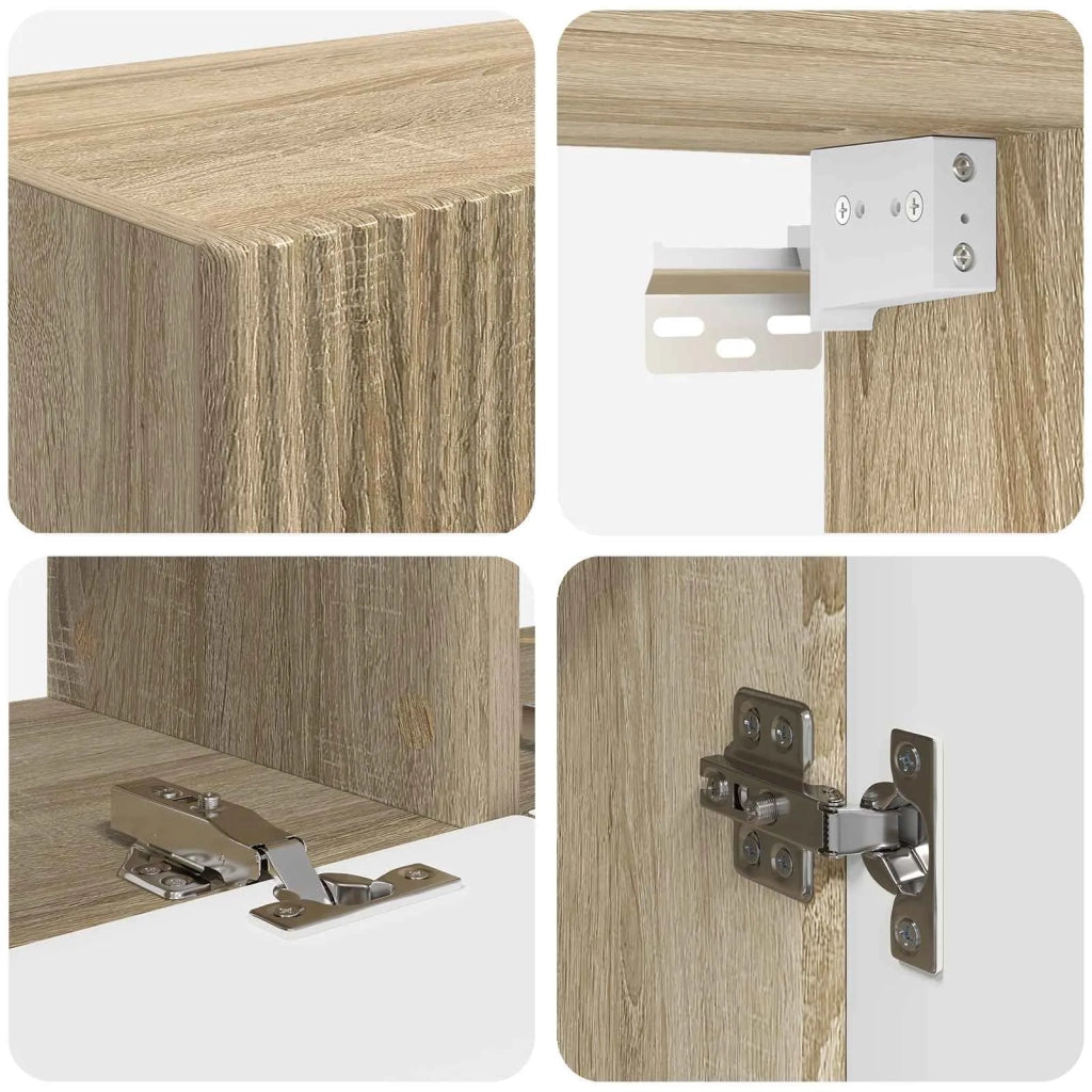 Set mobile TV 4 pcs Rovere Sonoma Legno multistrato 3409161