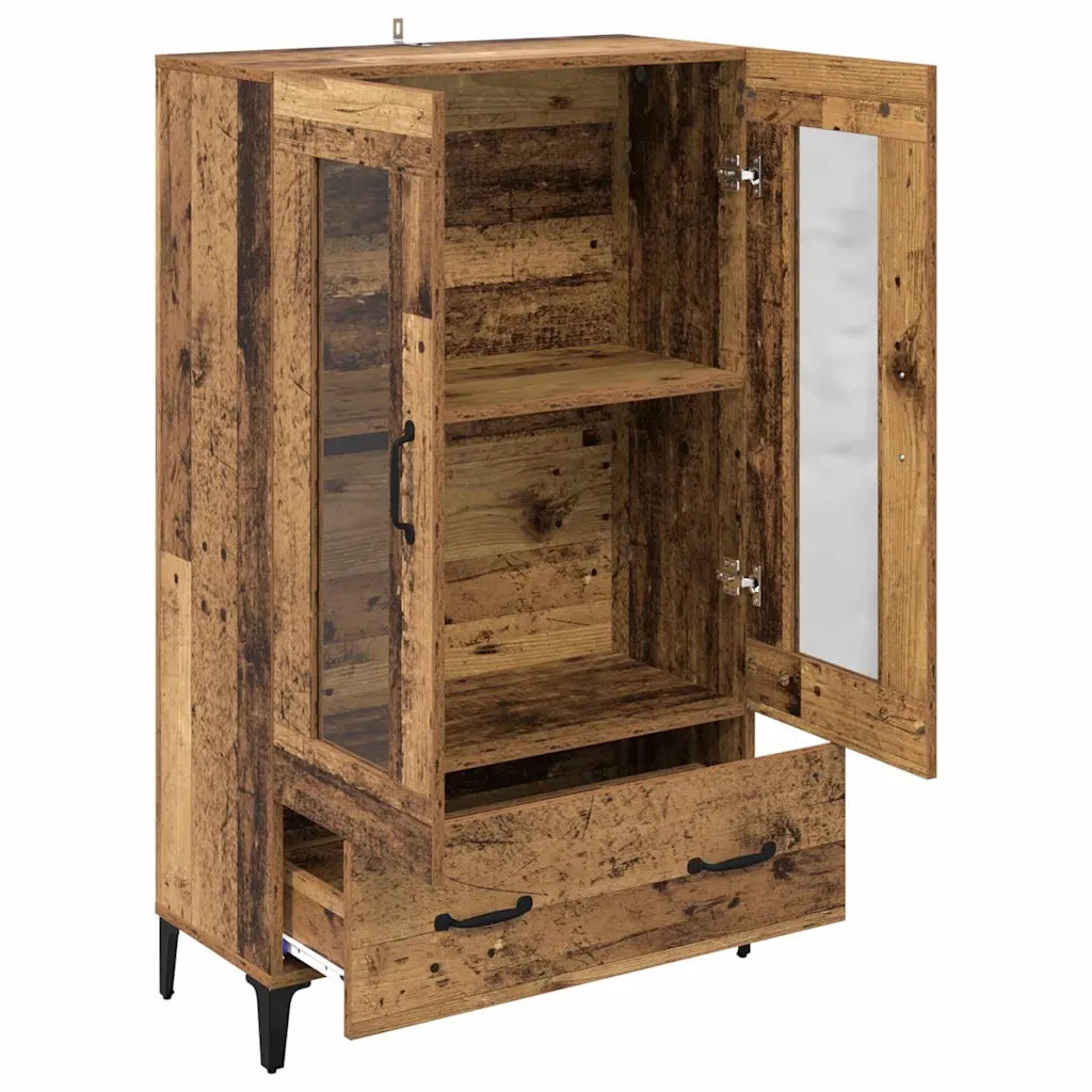 Credenza | Madia | Buffet da pranzo | Armadio da pranzo con cassetto Legno vecchio 70 x 31 x 115 cm