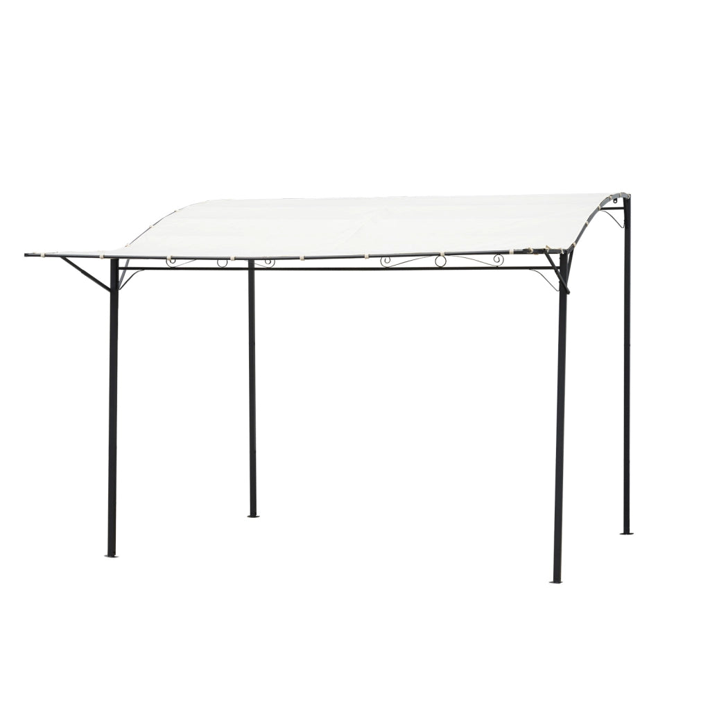 Gazebo con tetto apribile 3x2.5m ¨C Minimal ¨C crema