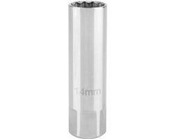 Candeliere a magneti - Acciaio Inossidabile - 14mm - Robusta - Duratura - Unico pezzo - Chiave per candele