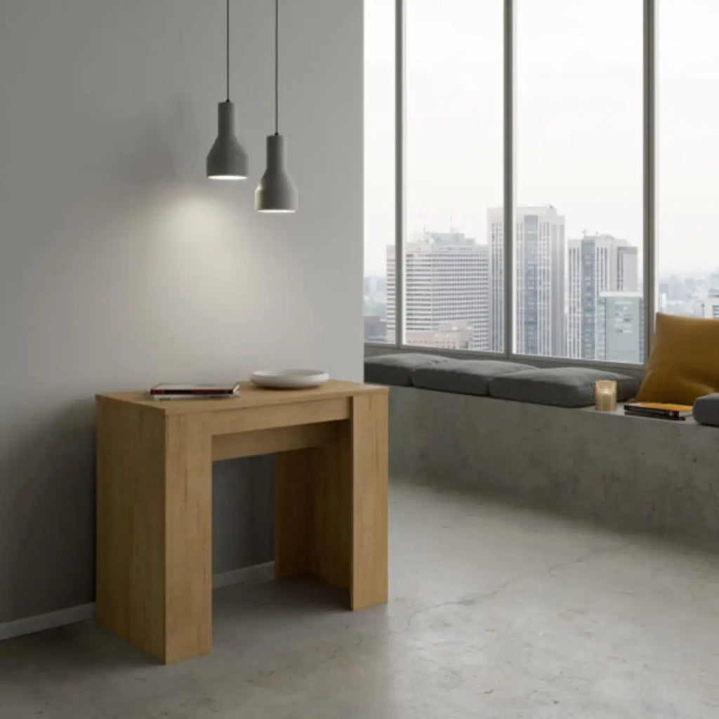 Consolle allungabile 90x48/204 cm Basic Small quercia natura