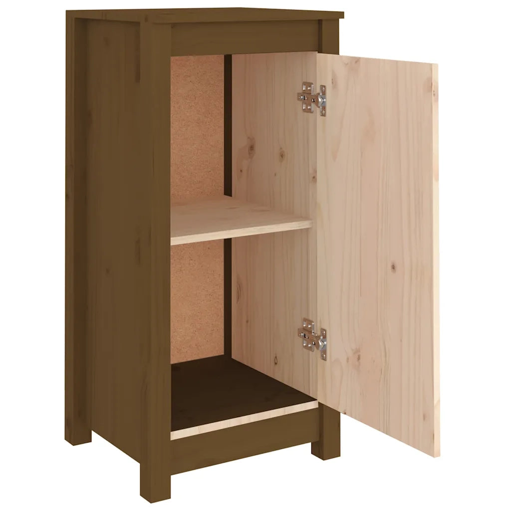 Credenze 2 pz | Madia | Buffet da pranzo | Armadio da pranzo Ambra 39x35x80 cm in Legno Massello di Pino