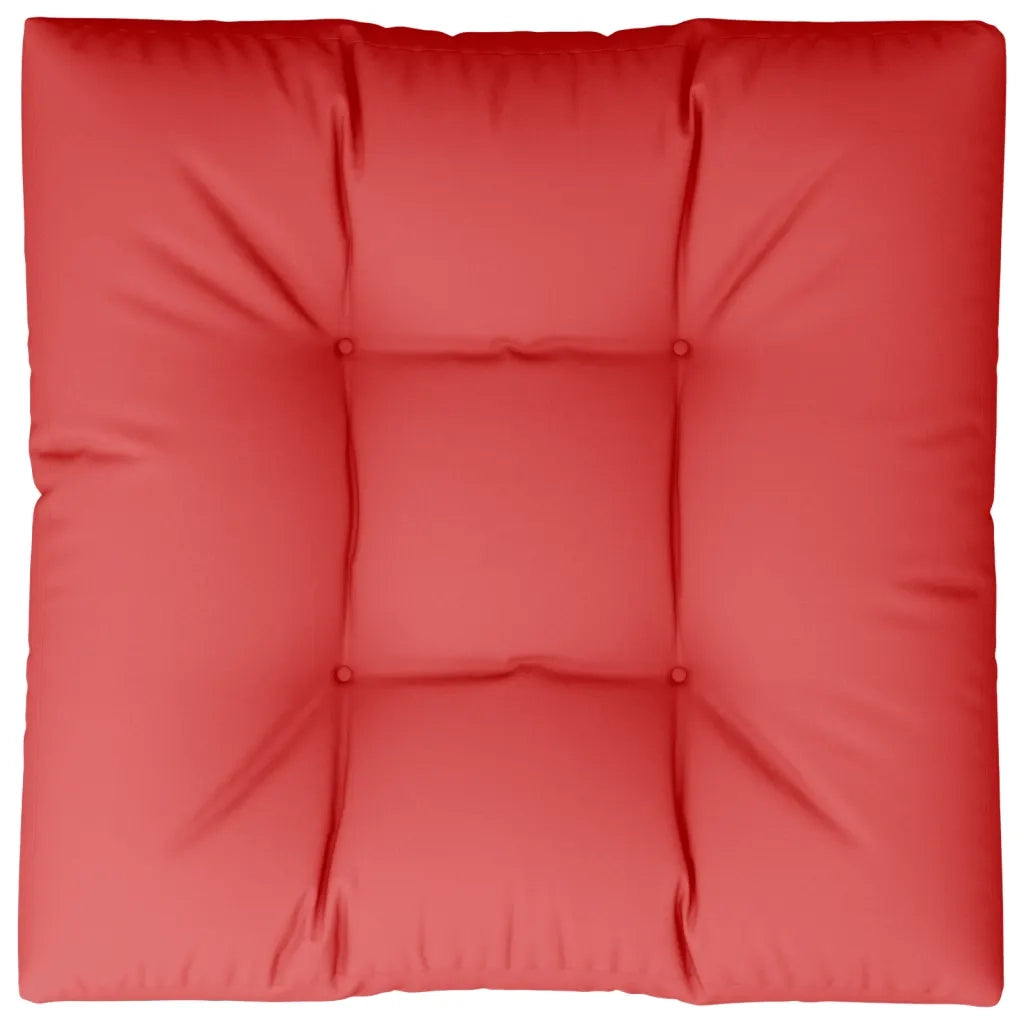 Cuscino per pallet | Cuscini per sedie Rosso 80x80x12 cm in Tessuto