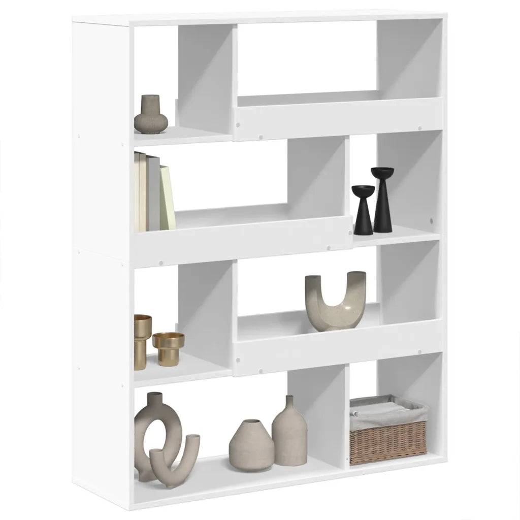 Divisorio Stanza | Paravento | Divisorio Ambienti Bianco 100x33x125,5 cm in Truciolato