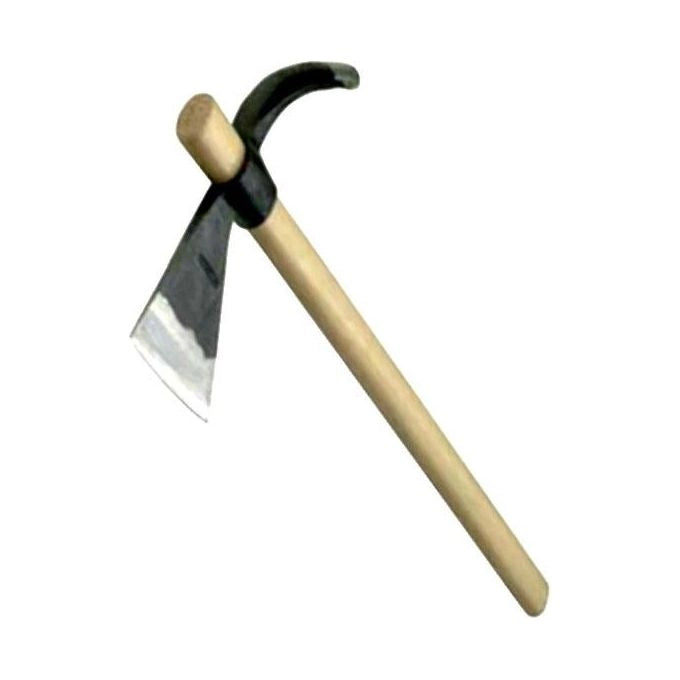 Rinaldi 506M Sgorbia con Scurotto Piccozzino acciaio forgiato 800 Kg manico legno 45 cm doppia funzione
